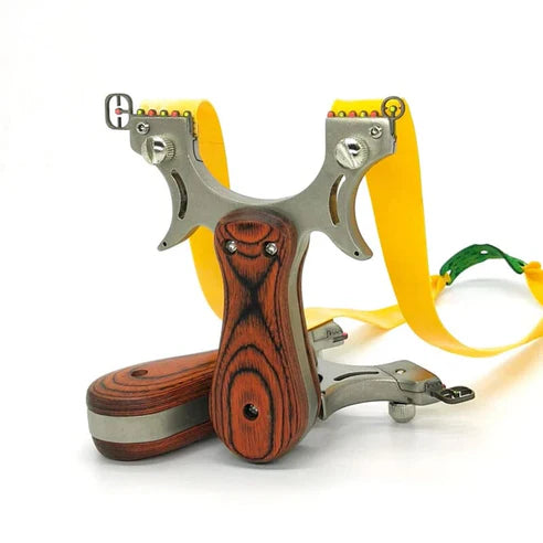 Stainless Steel Hunting Slingshot (High-Power Catapult with Ergonomic Grip)