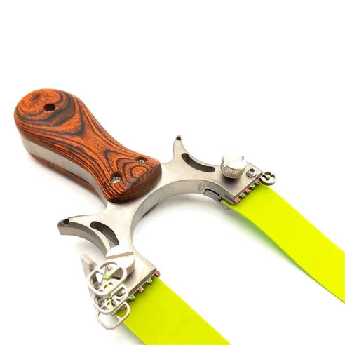 Stainless Steel Hunting Slingshot (High-Power Catapult with Ergonomic Grip)