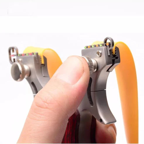 Stainless Steel Hunting Slingshot (High-Power Catapult with Ergonomic Grip)