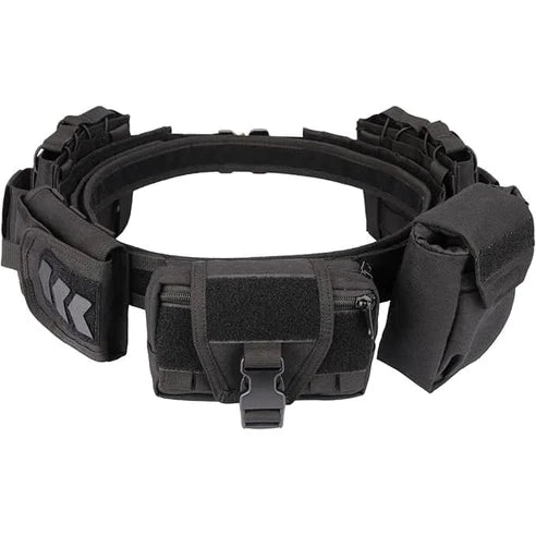 Tactical Battle Belt Set – Adjustable Duty Belt with Pouches