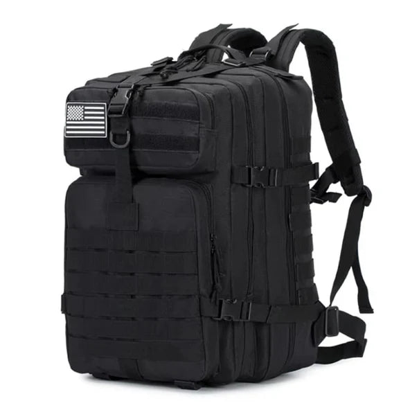 Tactical 50L Hiking Camping Outdoor Waterproof Backpack Black